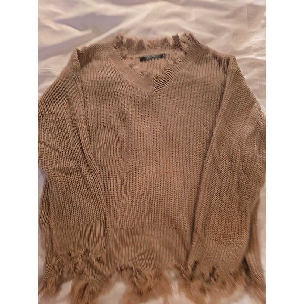 Leani Cable Knit Brown Sweater Size‎ M